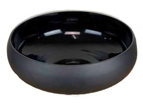 Vaso vidro preto