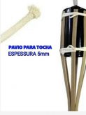 Pavio Para Tocha 5mm espessura caixa 10 unidades