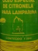 ÓLEO DE CITRONELA PARA TOCHA CX. 1 LITRO