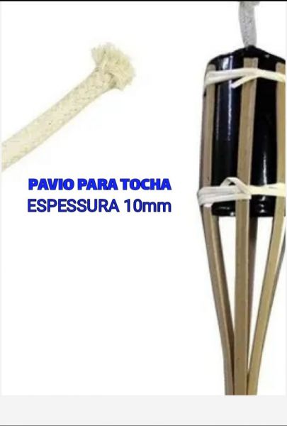 PAVIO PARA TOCHEIRO ESPESSURA 10mm